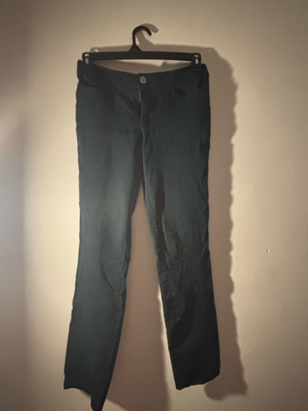 Christopher & Banks Forest Green Straight-Leg Pants